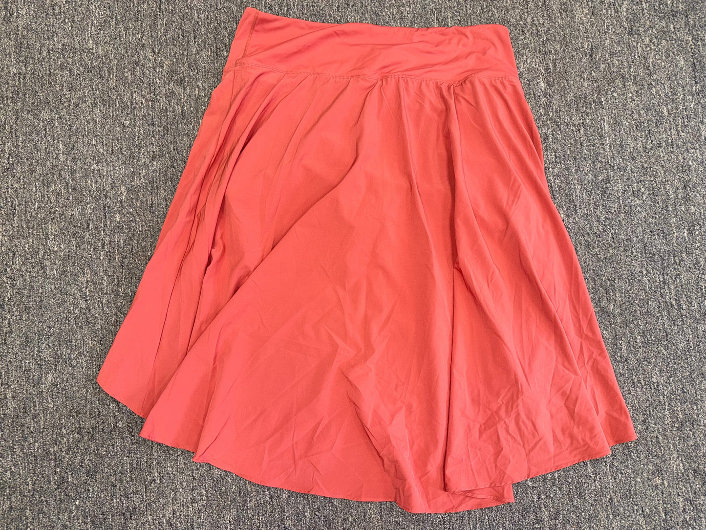 NWT Halara (2X) Brand New Orange High Rise Breezeful Asymmetrical Skort