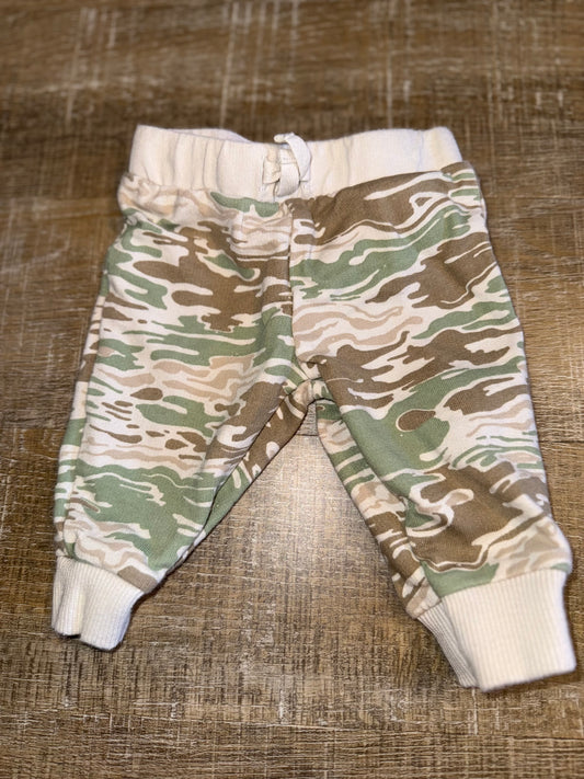 Carter's (3 Months) Neutral Camp Pattern Jogger Sweatpants