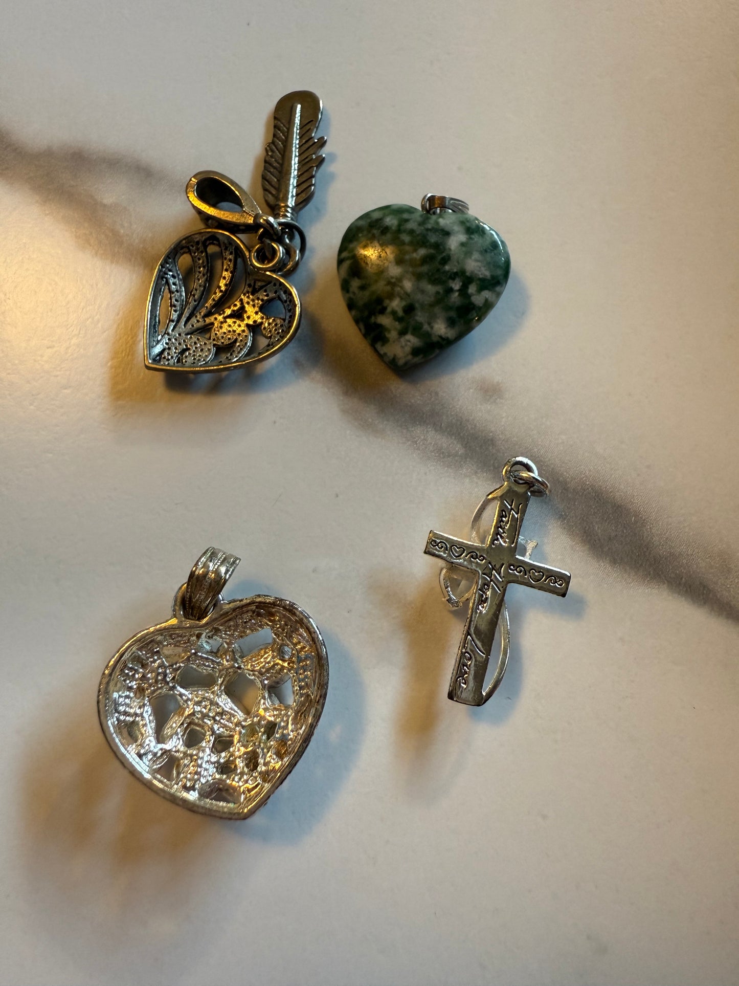 4 Piece Pendant Jewelry Charms