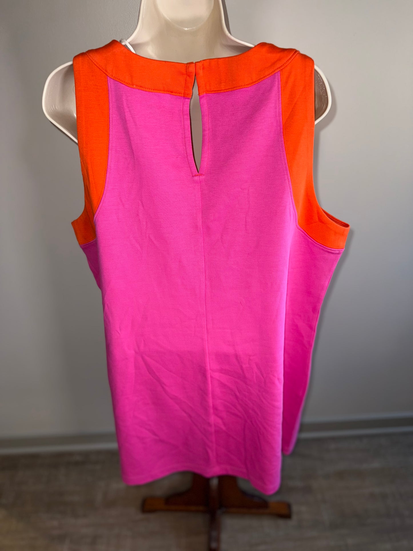 NWT Free Assembly (XXL) Brand New Pink Dress with Orange Trim