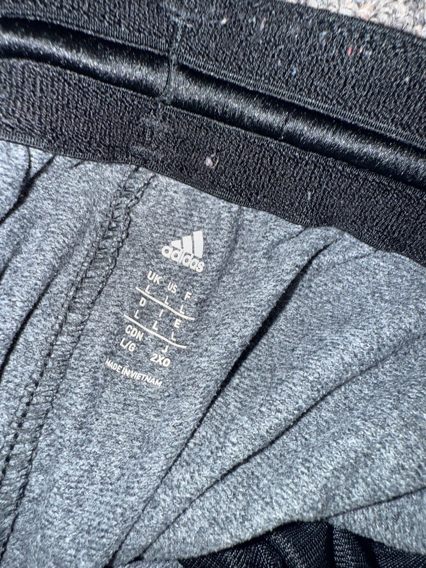 adidas (Large) Grey Jogger Sweatpants