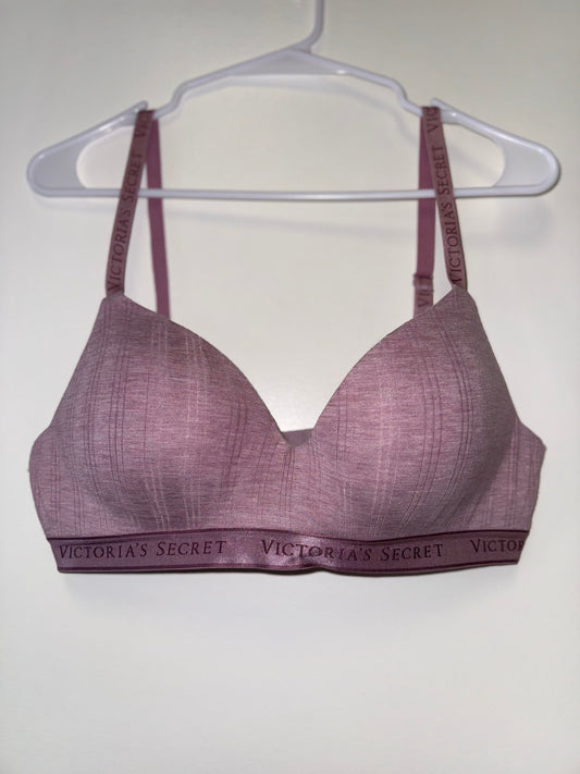 Victoria's Secret (36C) Pink T-Shirt Lightly Lined Wireless Bra