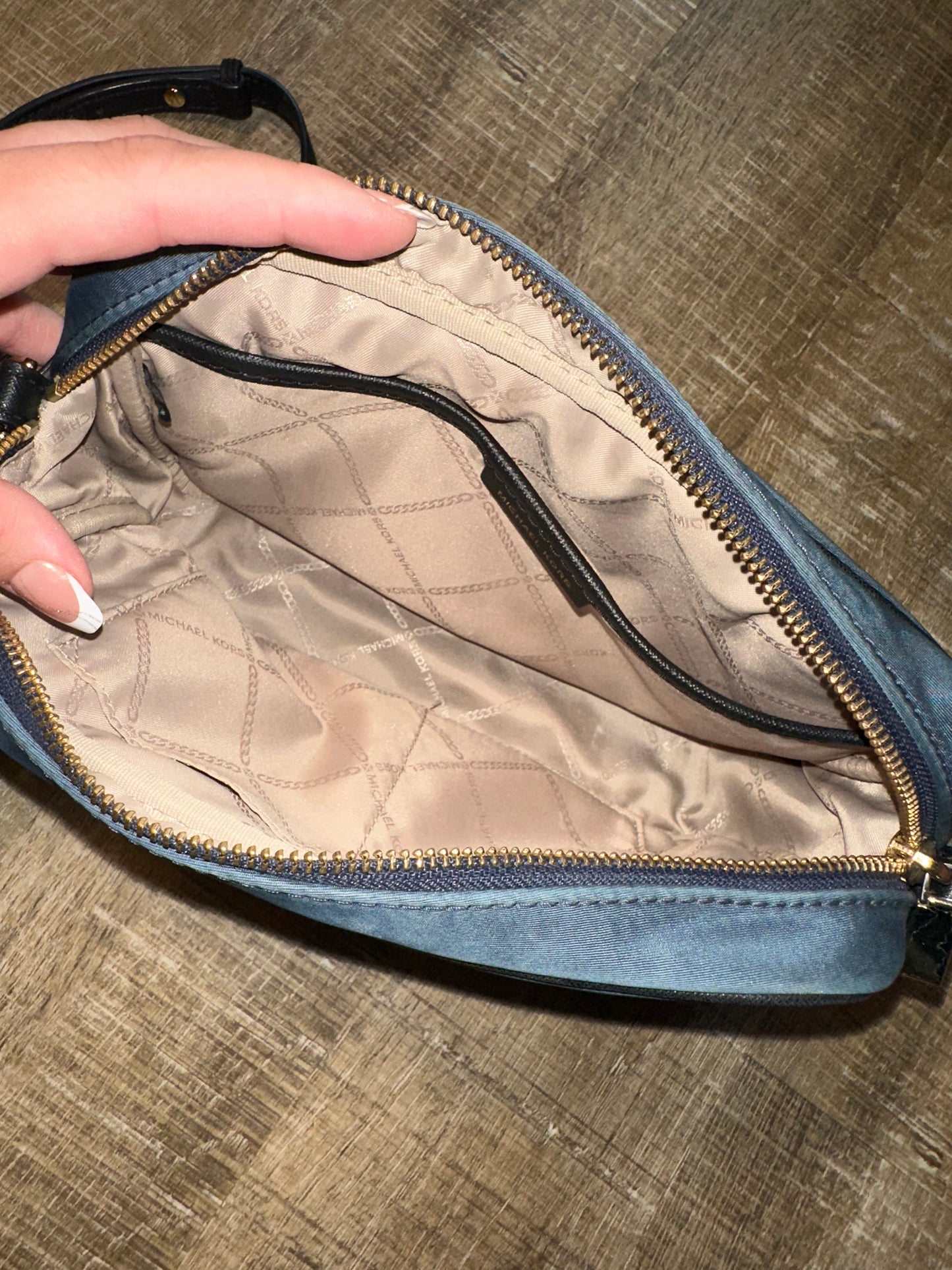 Michael Kors Navy Blue Crossbody Bag