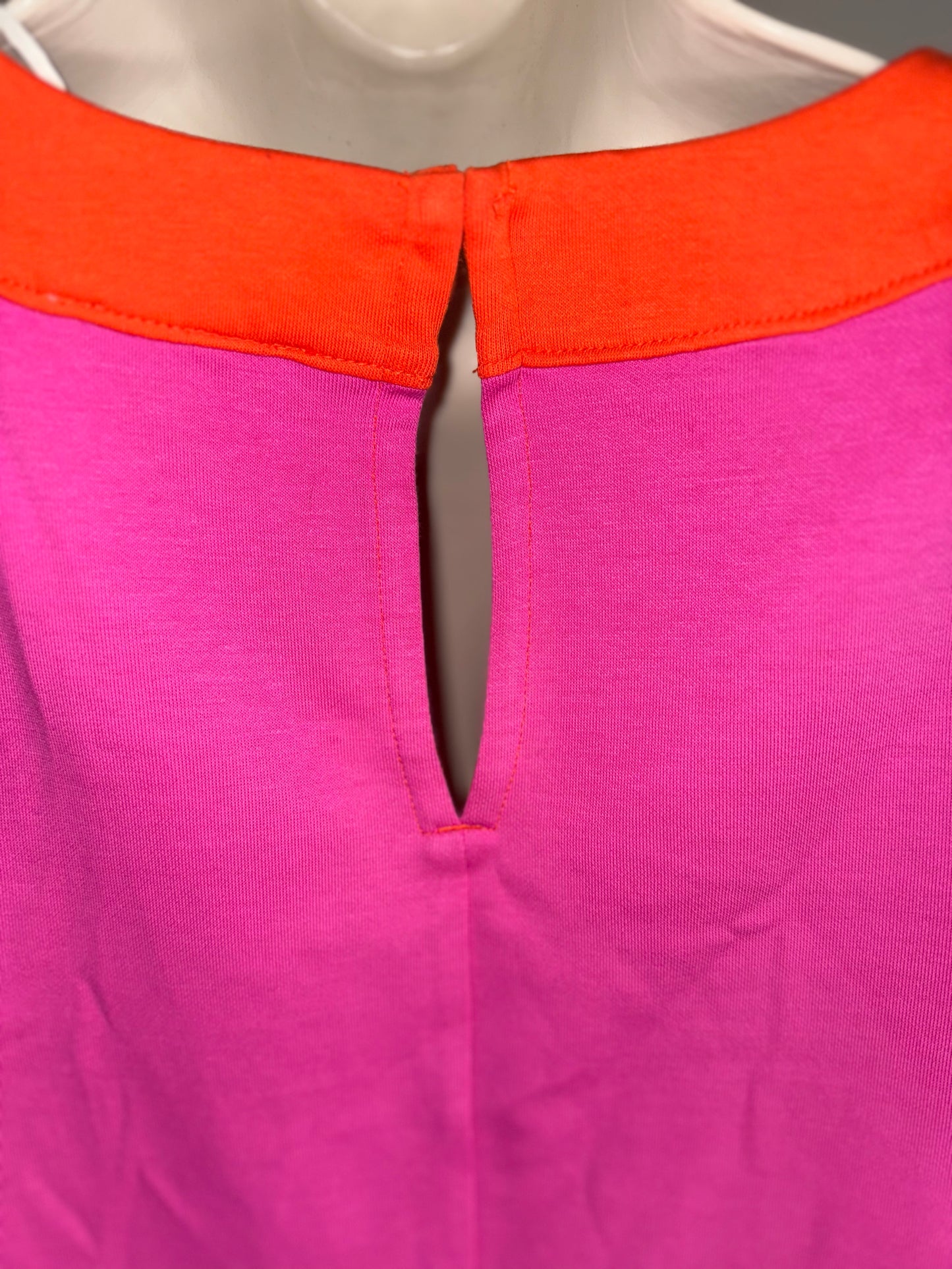 NWT Free Assembly (XXL) Brand New Pink Dress with Orange Trim