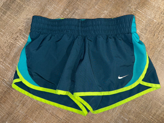Nike (XS) Teal Dri-Fit Sporty Shorts with Built in Undies