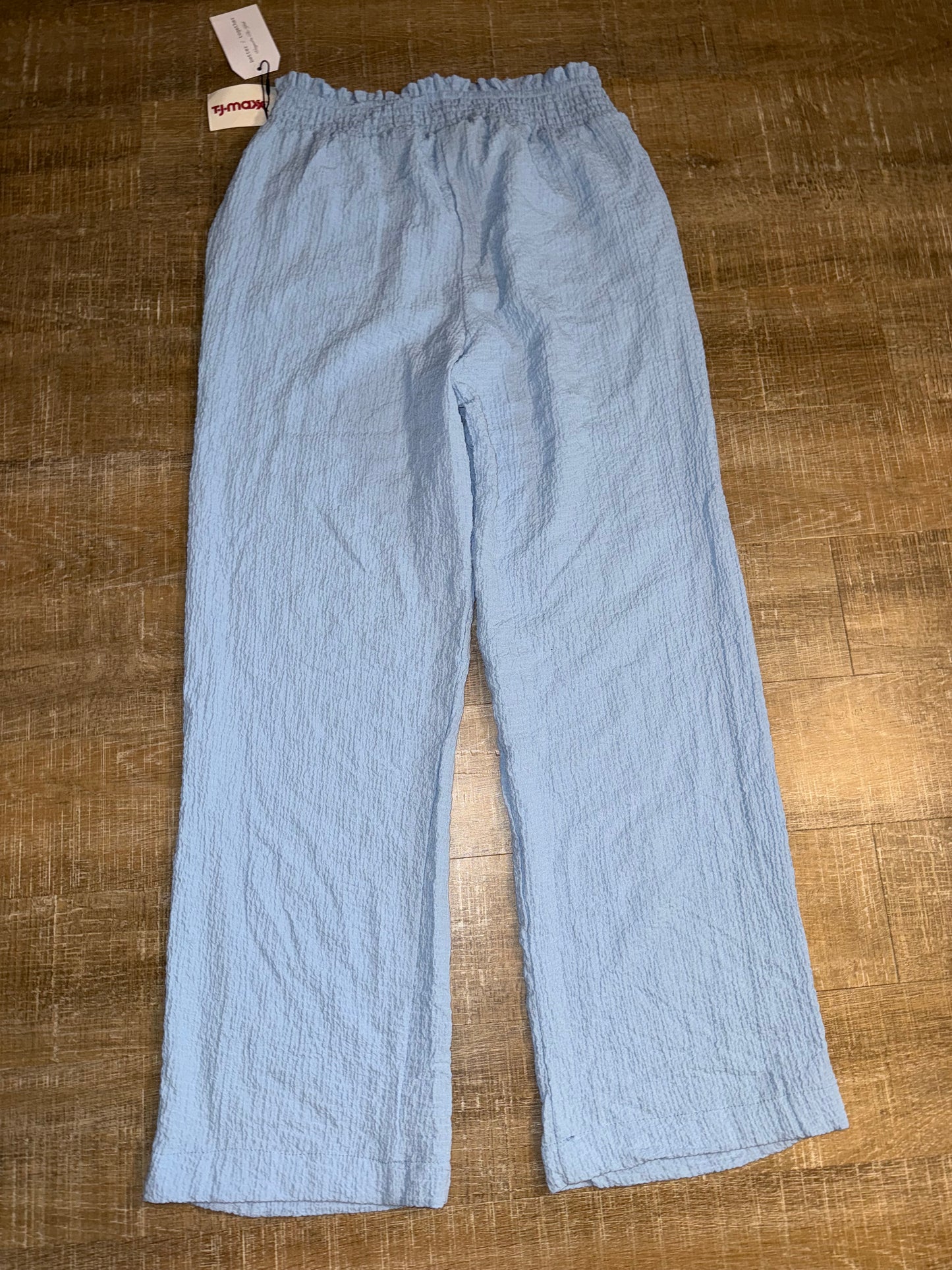 NWT Better Together (Large) Brand New Blue Textured Material Loose Pants