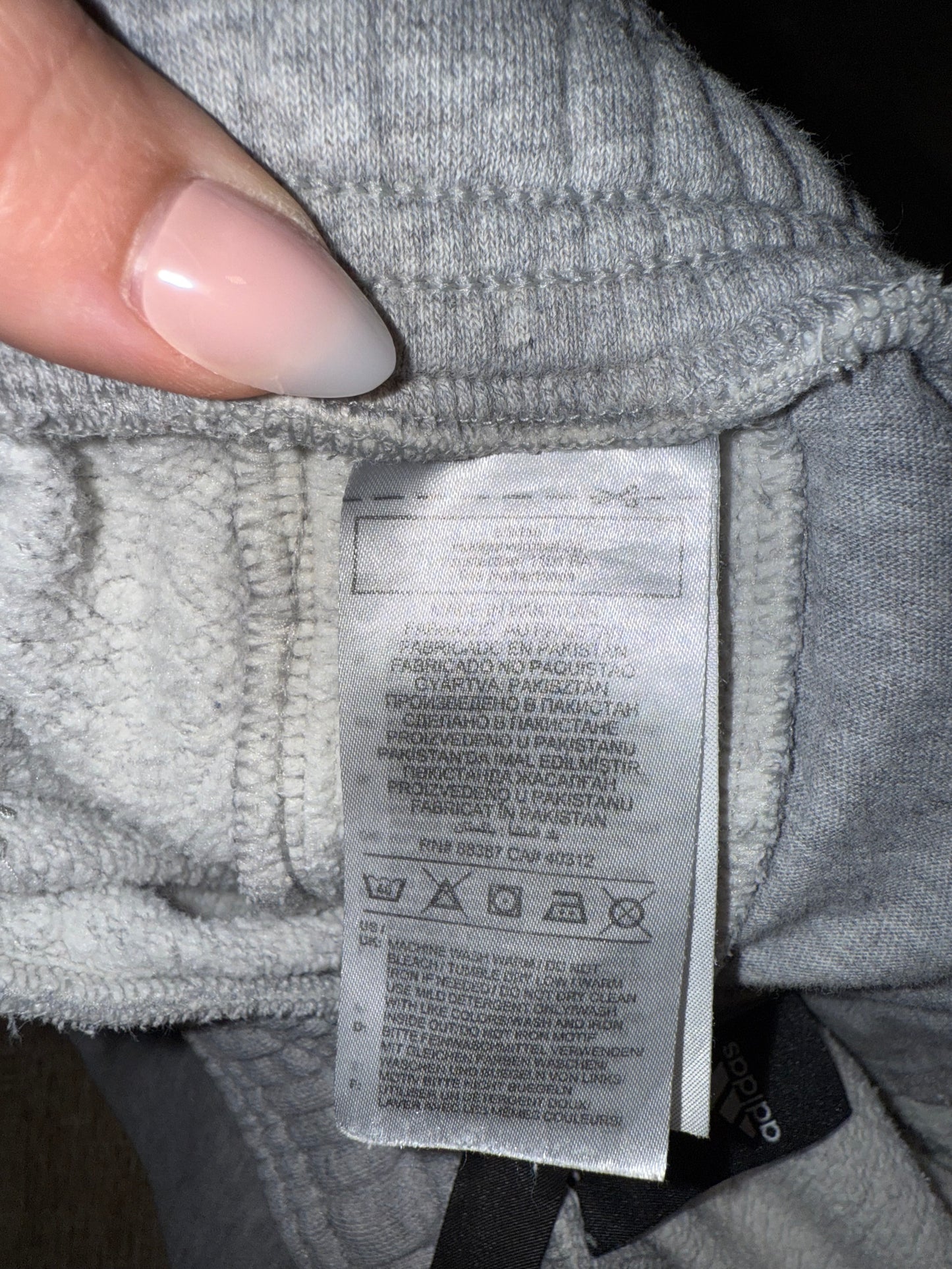 Adidas (Medium) Grey Bootcut Sweatpants