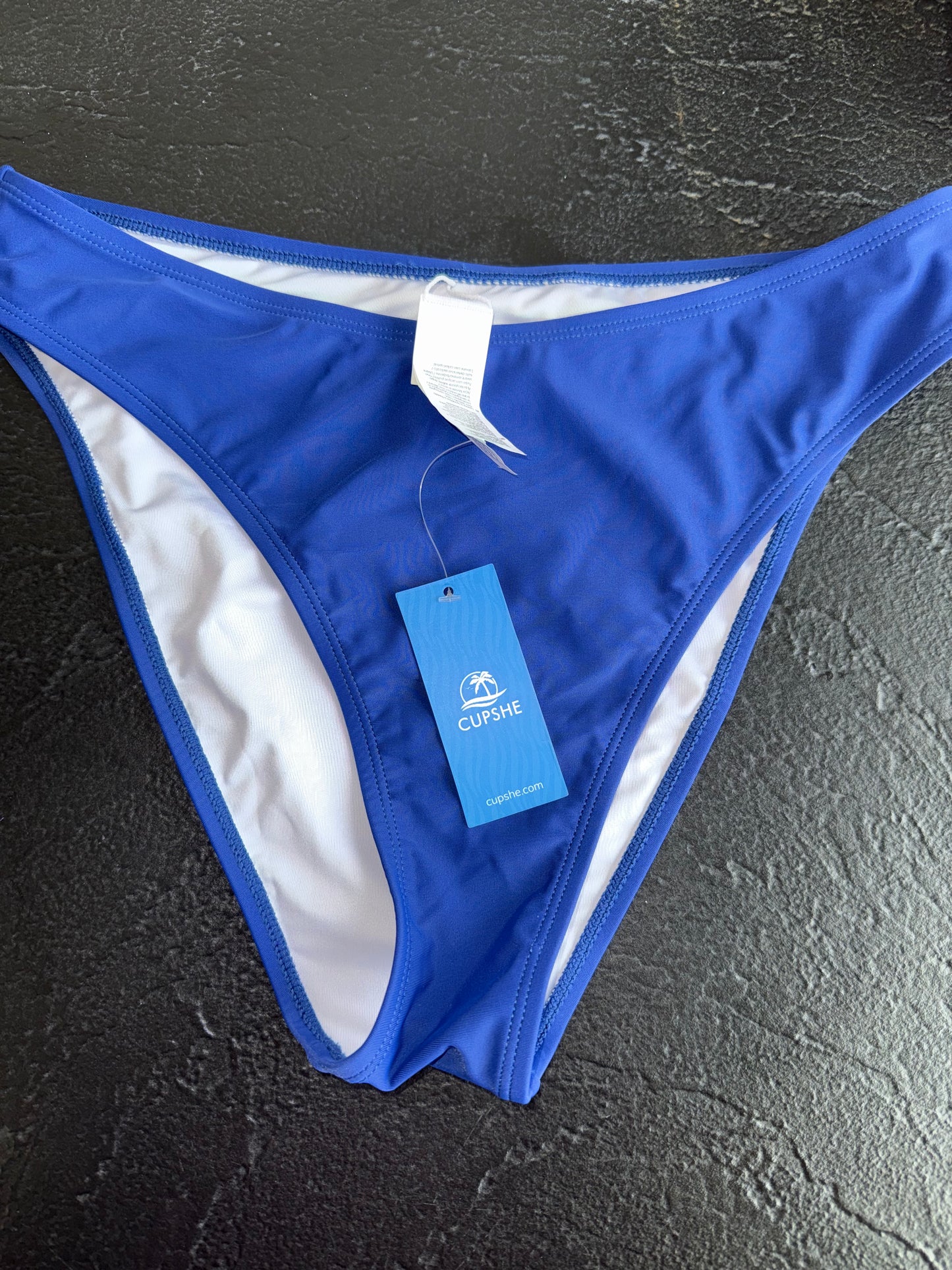 NWT Cupshe (Medium) Brand New Deep Blue Bikini Swim Bottom