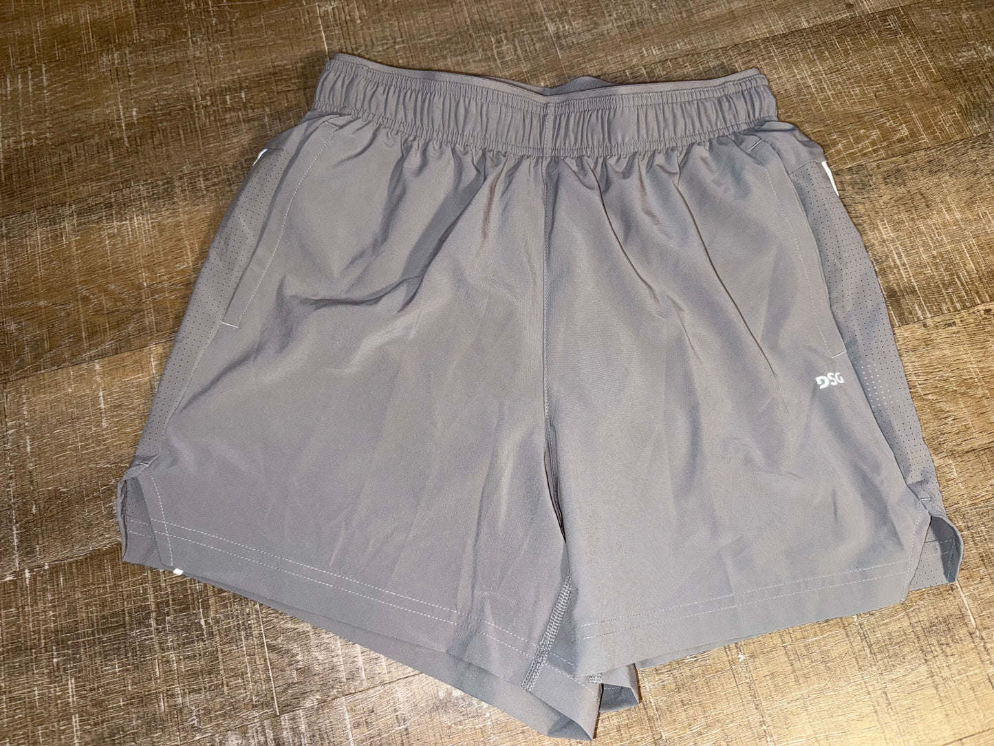 NWT DSG (Small) Brand Grey Blue 5" Inseam Athletic Fit Shorts