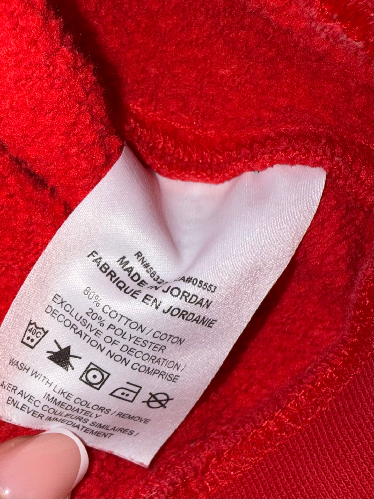 Nike (Small) Red Crewneck Sweatshirt