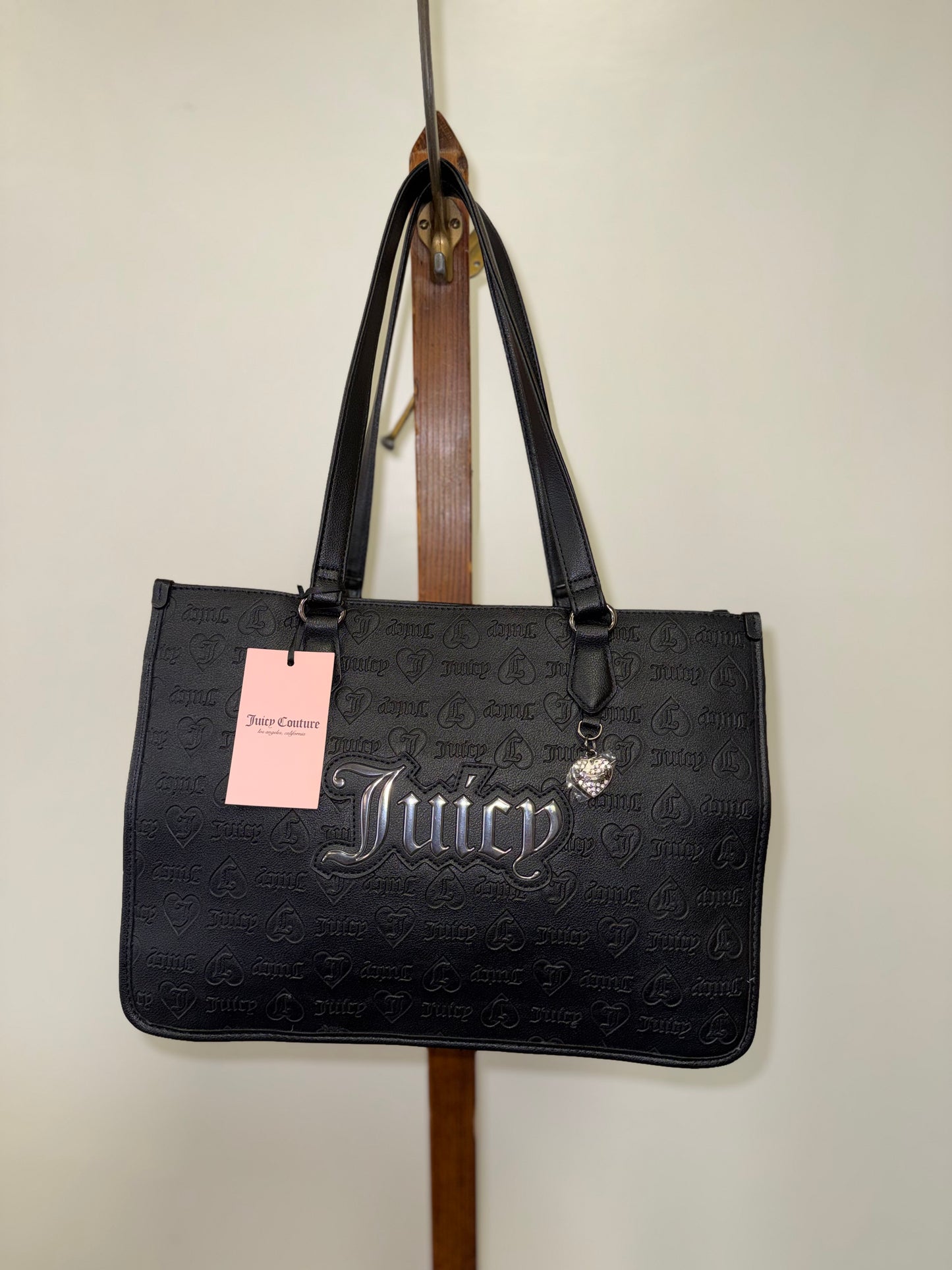 NWT Juicy Couture Black Tote Shoulder Bag - BRAND NEW