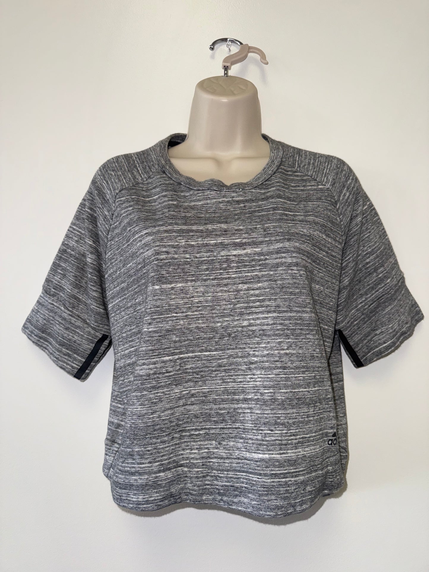 Adidas (Medium) Women's Grey Sweatshirt T-Shirt
