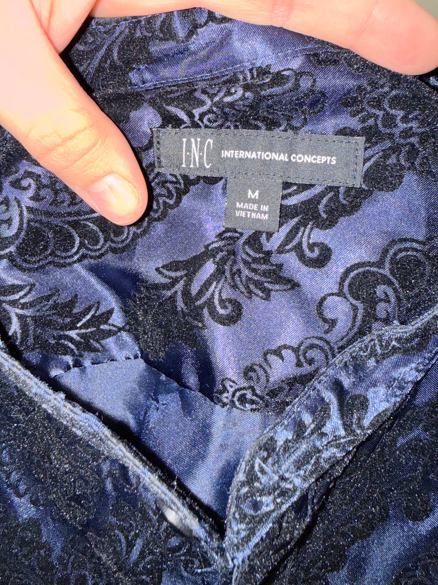 INC button up