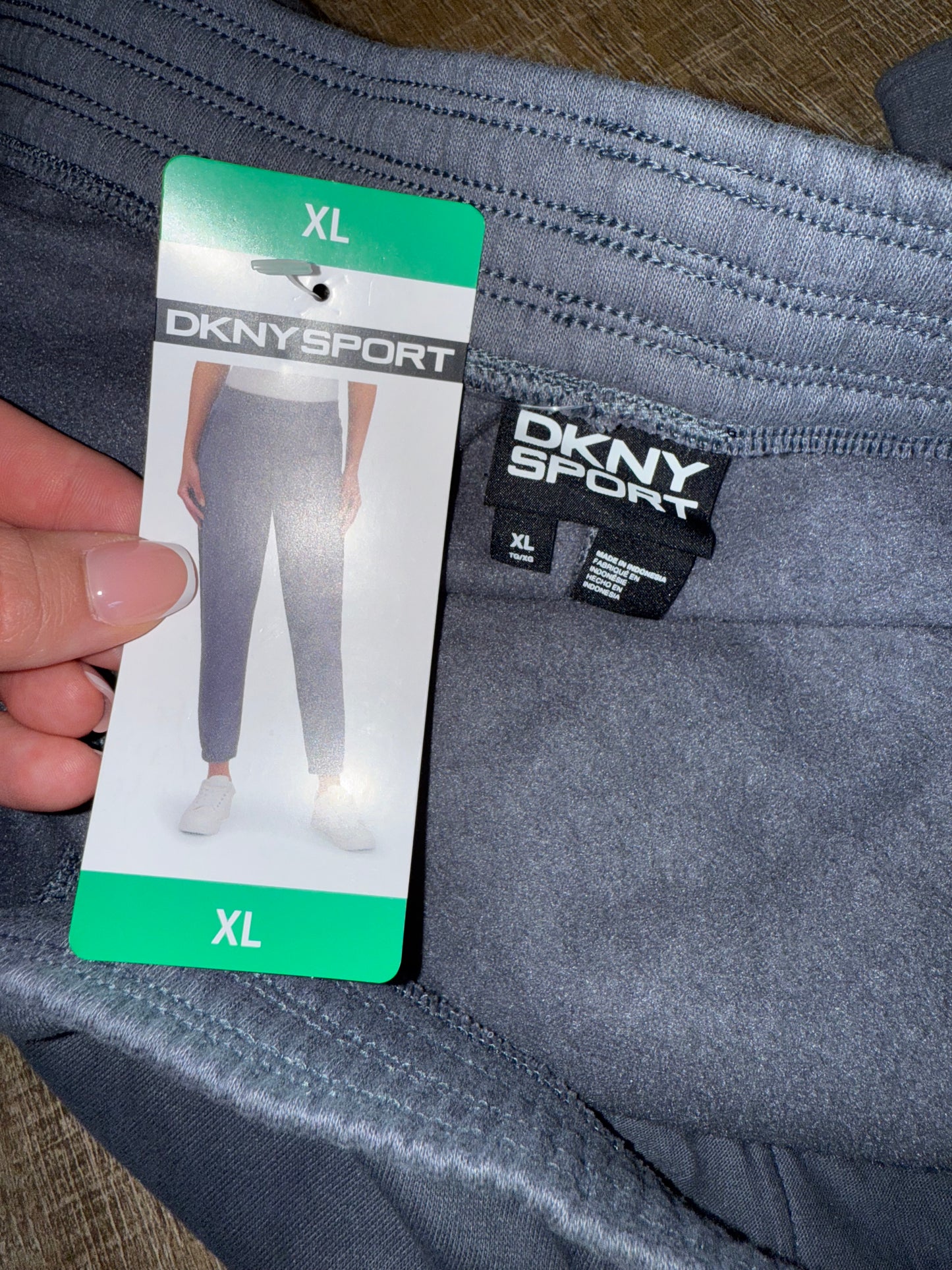 NWT DKNY Sport (XL) Brand New Grey Jogger Sweatpants