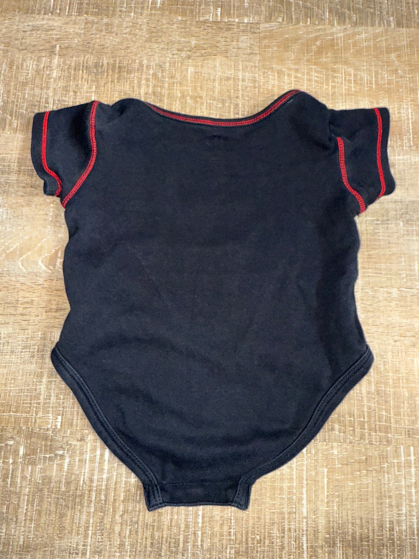 Team Athletics (12 Months) Black Ohio State Onesie