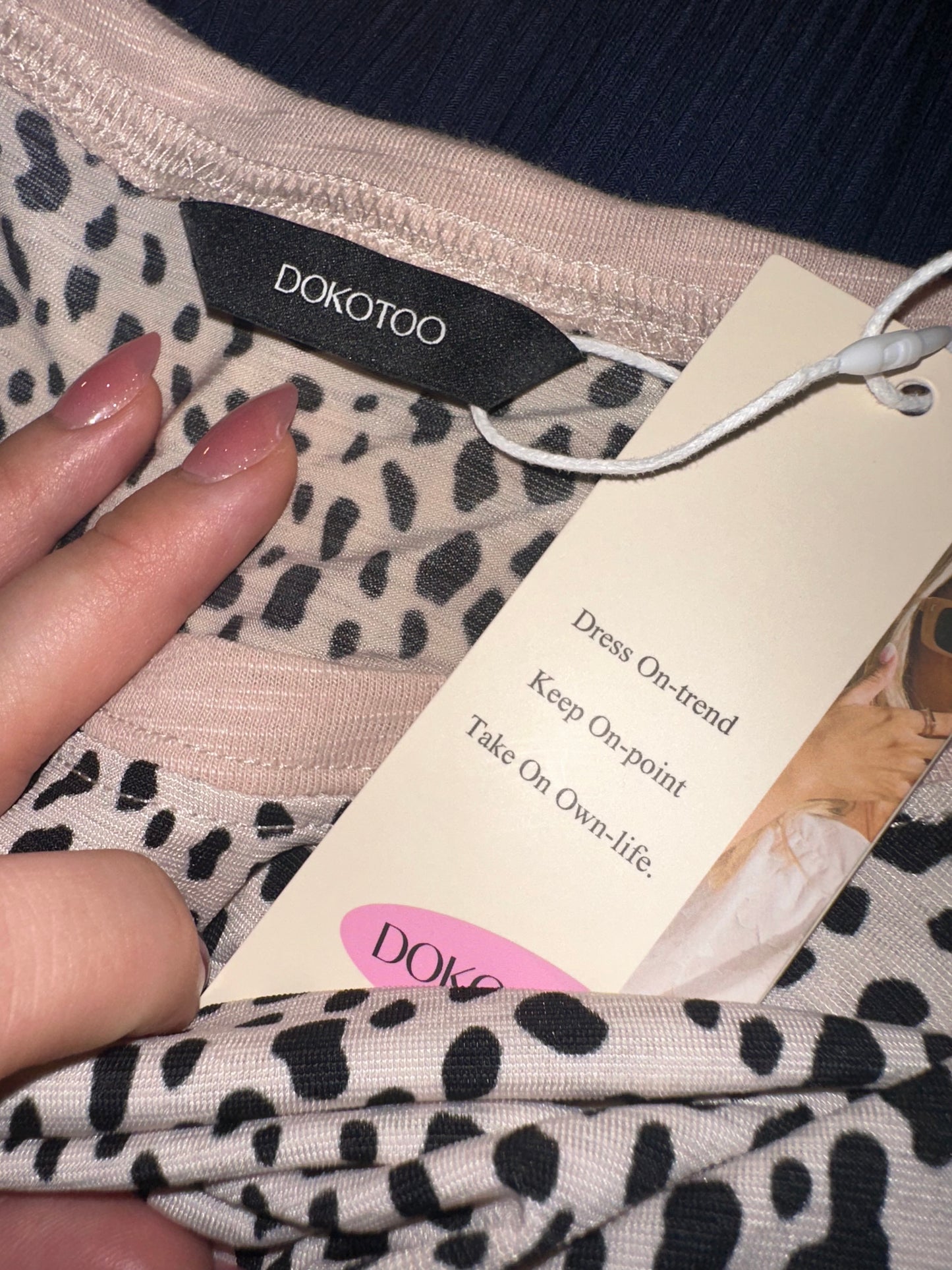 NWT Dokotoo (Large) Brand New Neutral Cheetah Print Tank Top