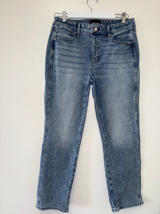 White House Black Market (10) Denim High Rise Straight Leg Sculpt Jeans