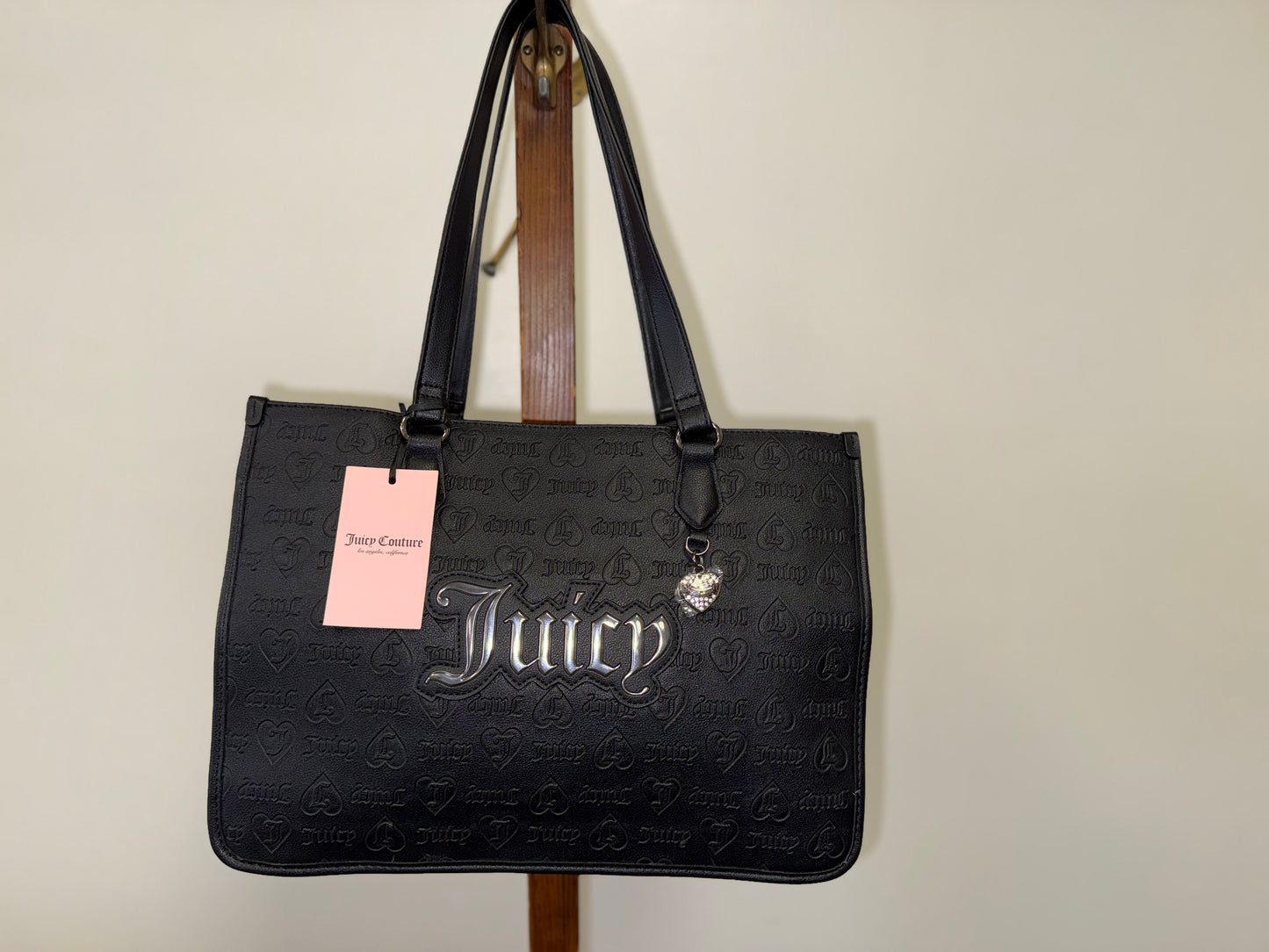 NWT Juicy Couture Black Tote Shoulder Bag - BRAND NEW