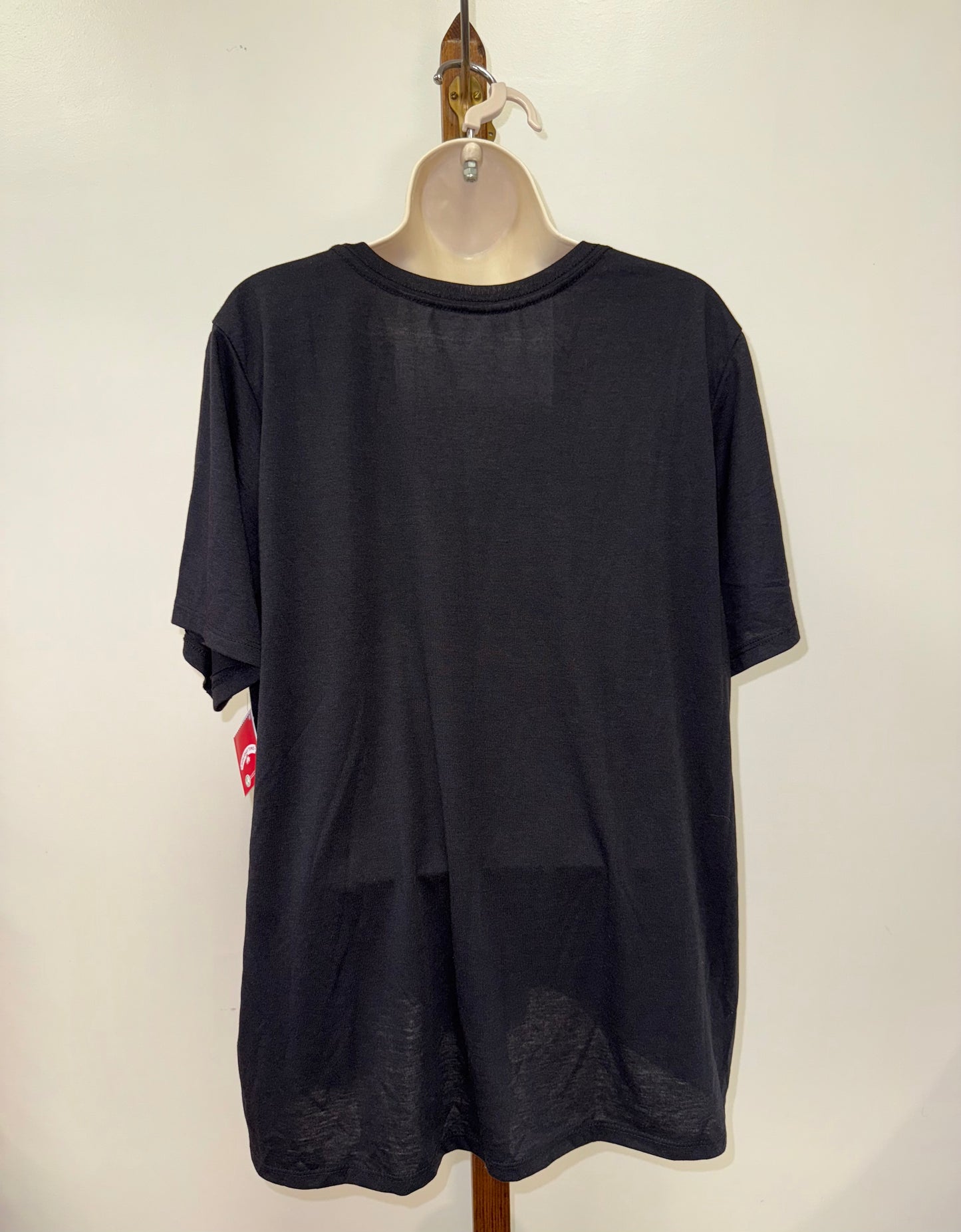 NWT Holiday Time (XXXL) Brand New Black Lightweight Christmas T-Shirt Apparel