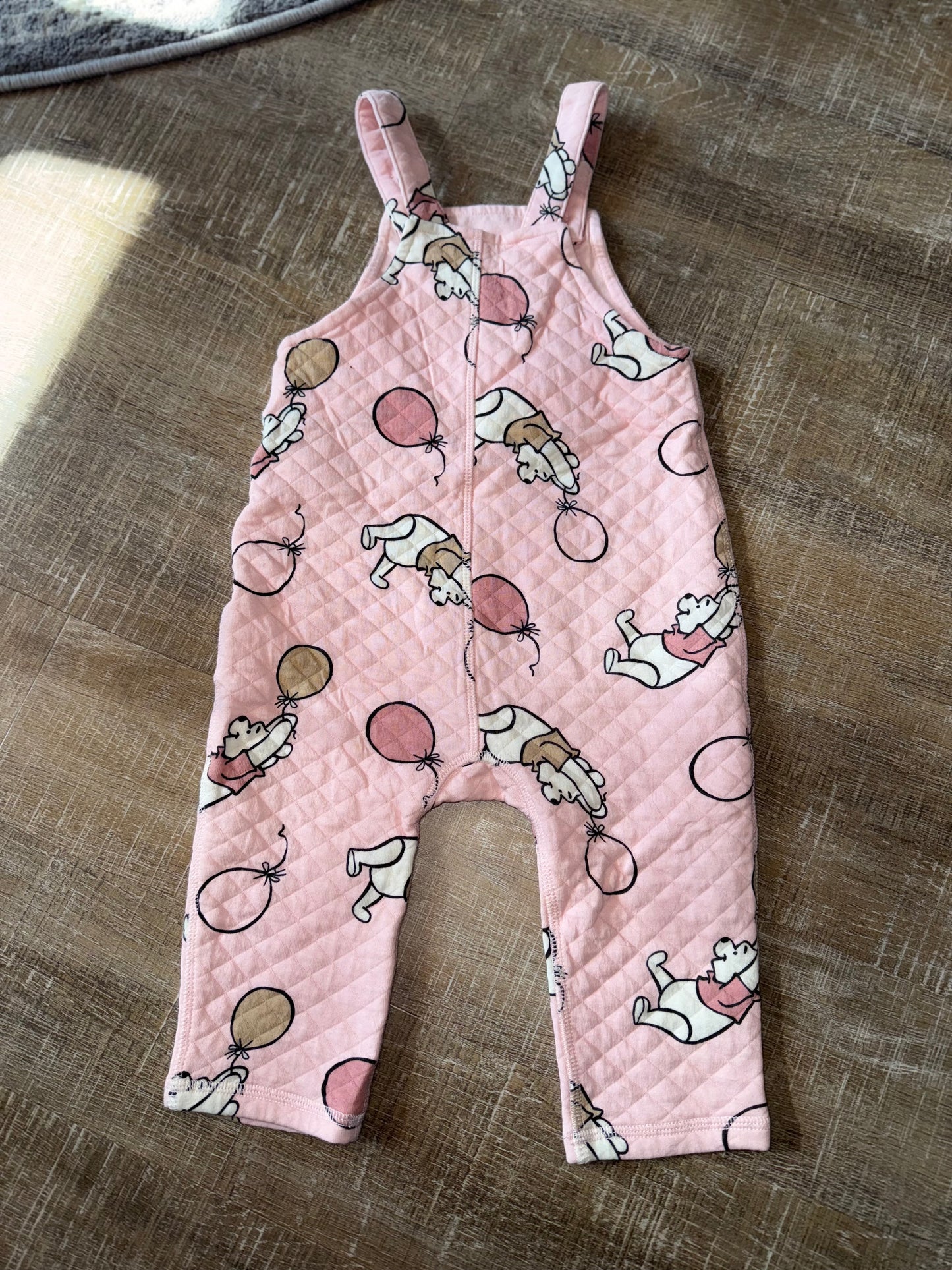 H&M Disney (18 Month) Winnie The Pooh Pink Overalls