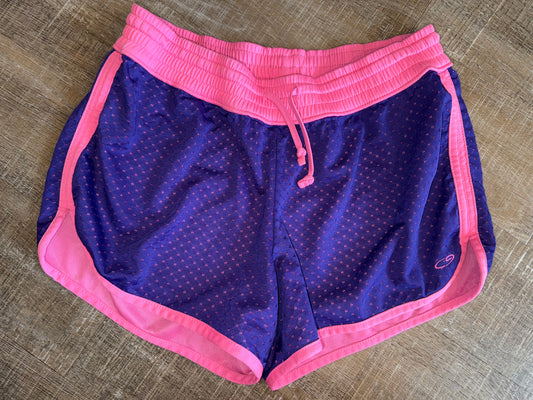 Pink//Purple Mesh Drawstring Shorts