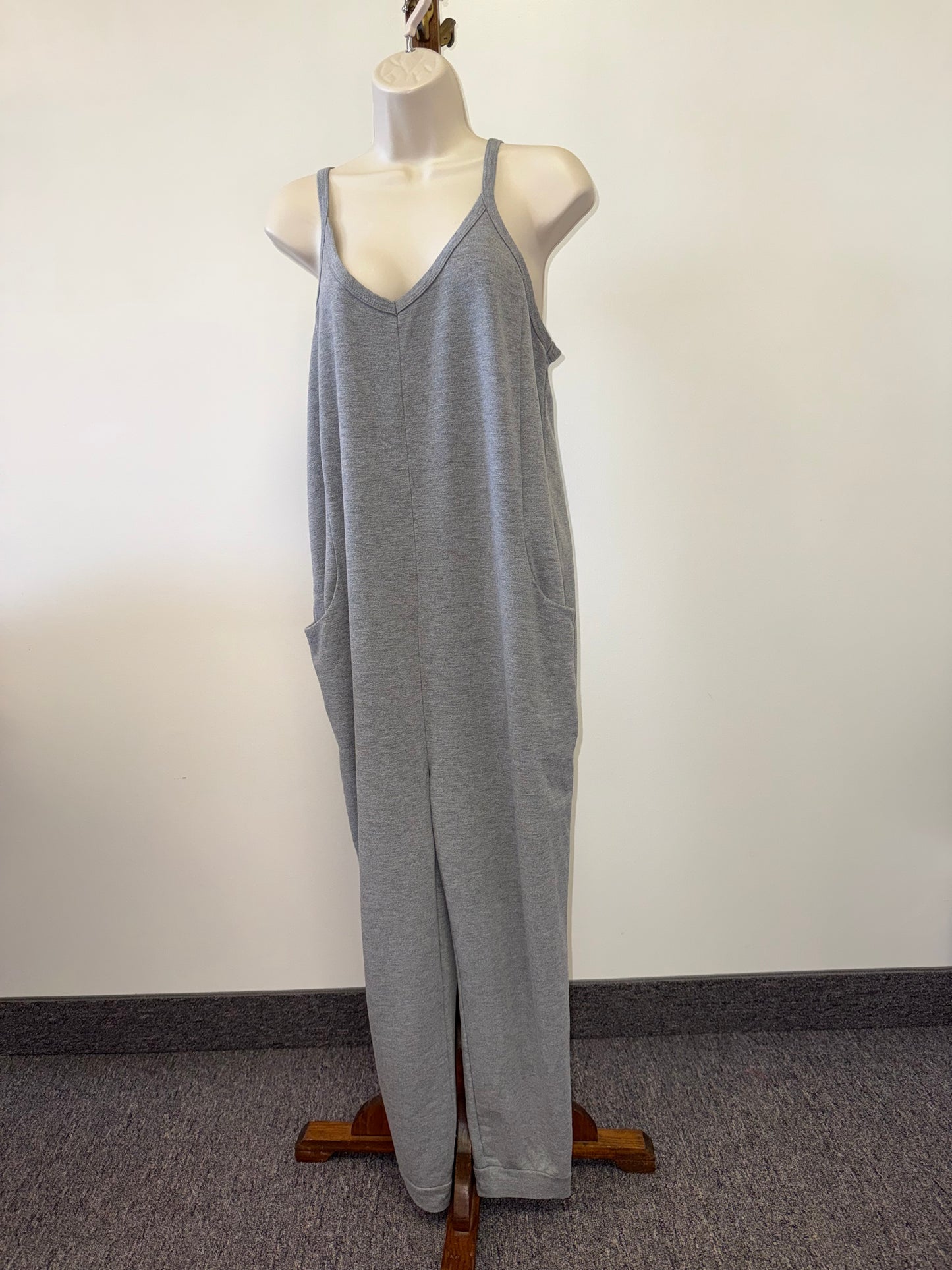 Sincerely Jules (Small) Grey Jumpsuit Overalls