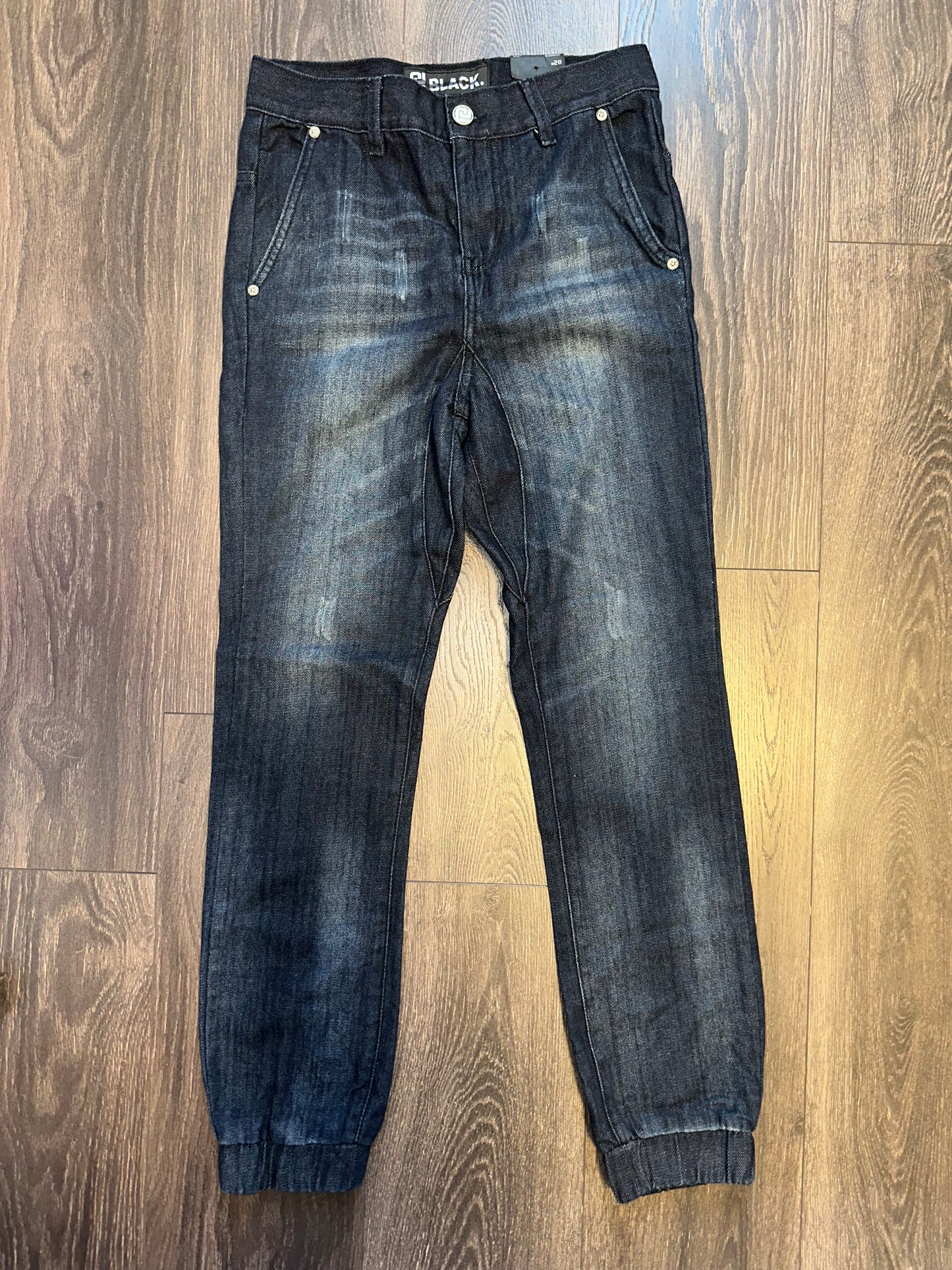 NWT Black (28/29) Brand New Denim Jogger Jeans