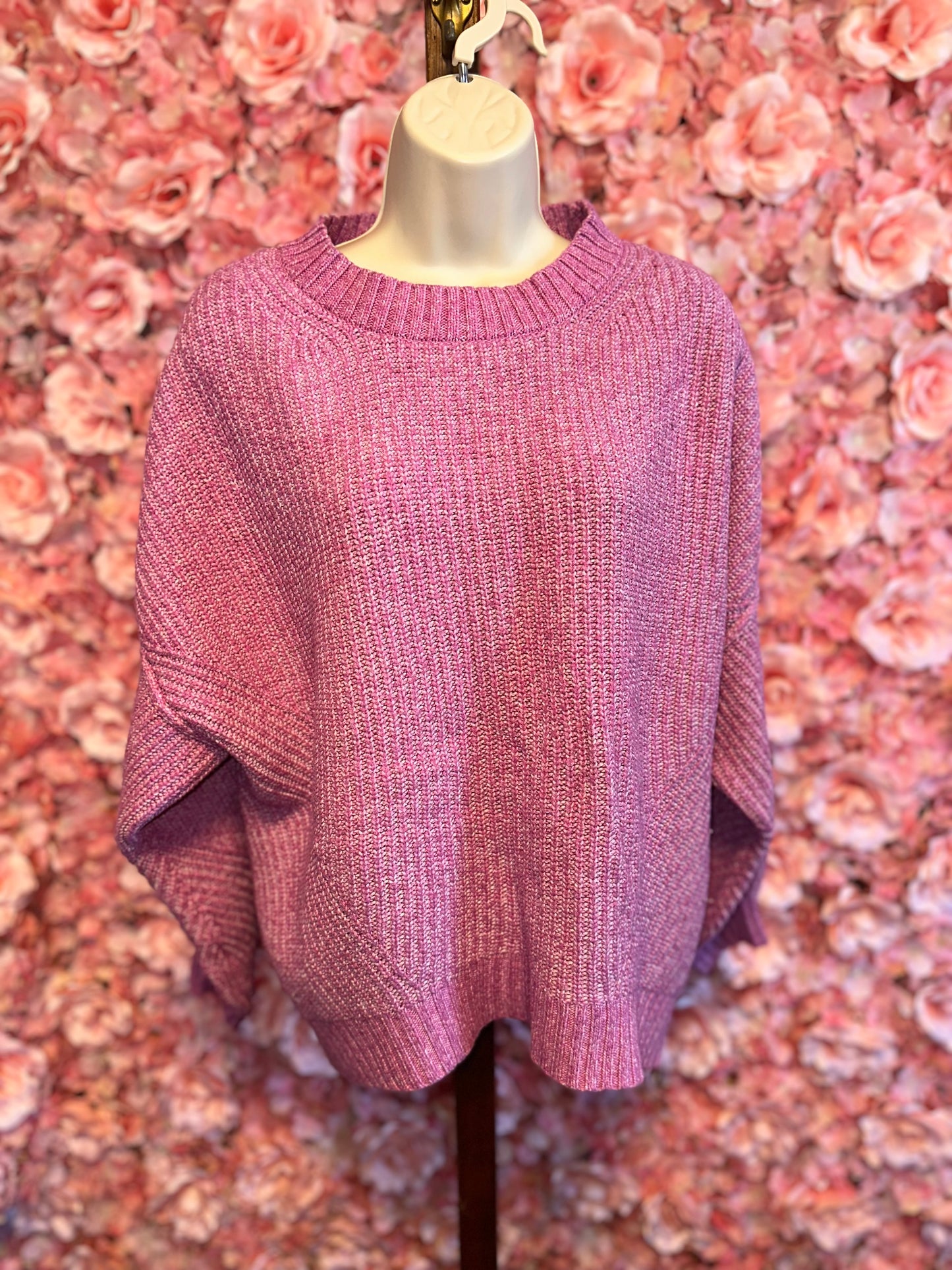 American Eagle (XL) Hot Pink Knit Sweater