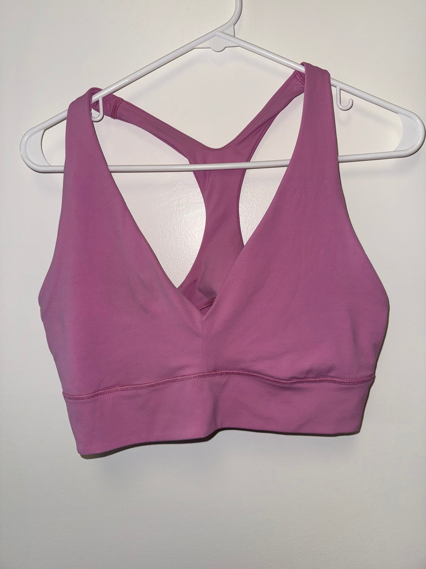 Athleta (XL) Pink Smooth Soft Padded V-Neck Bra
