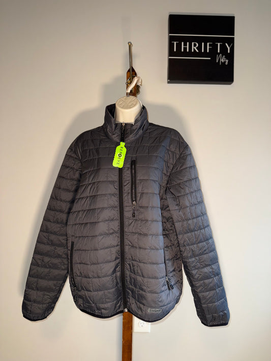 NWT Free Country (Small) Brand New Grey Lightweight Puffer Coat