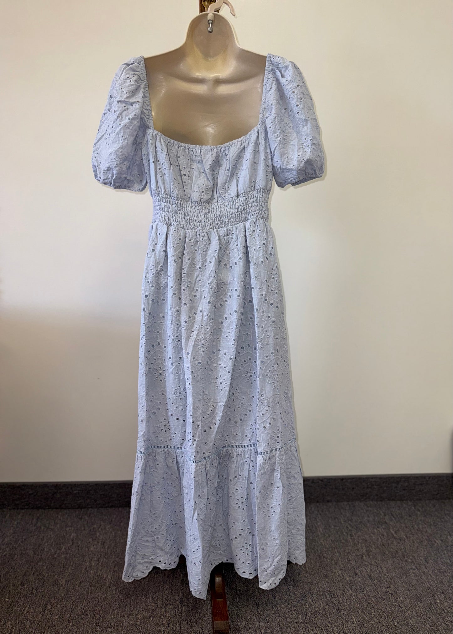 NWT Simplee (Small) Brand New Light Blue Buttoned Maxi Dress