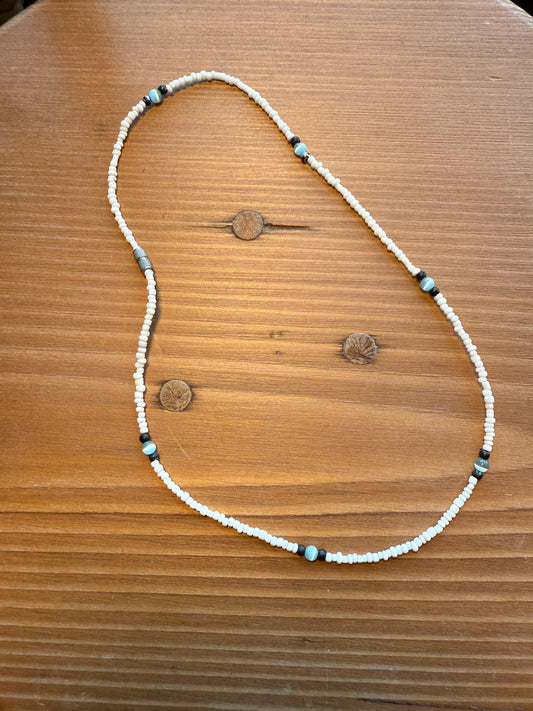 Beaded Beach Vibe Necklace from Dominican Republic