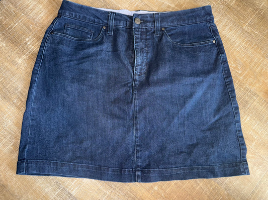 Croft & Barrow (10) Denim Blue Jean Skirt