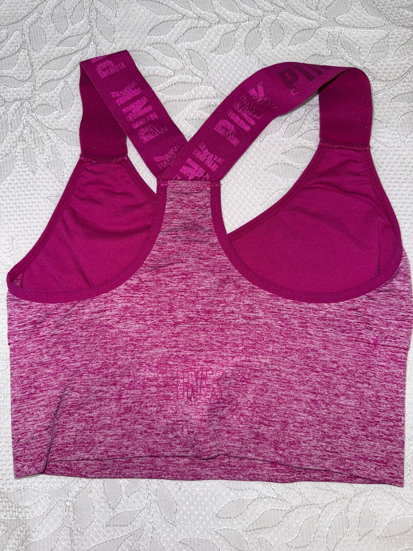 PINK Victoria's Secret Hot Pink Sports Bra
