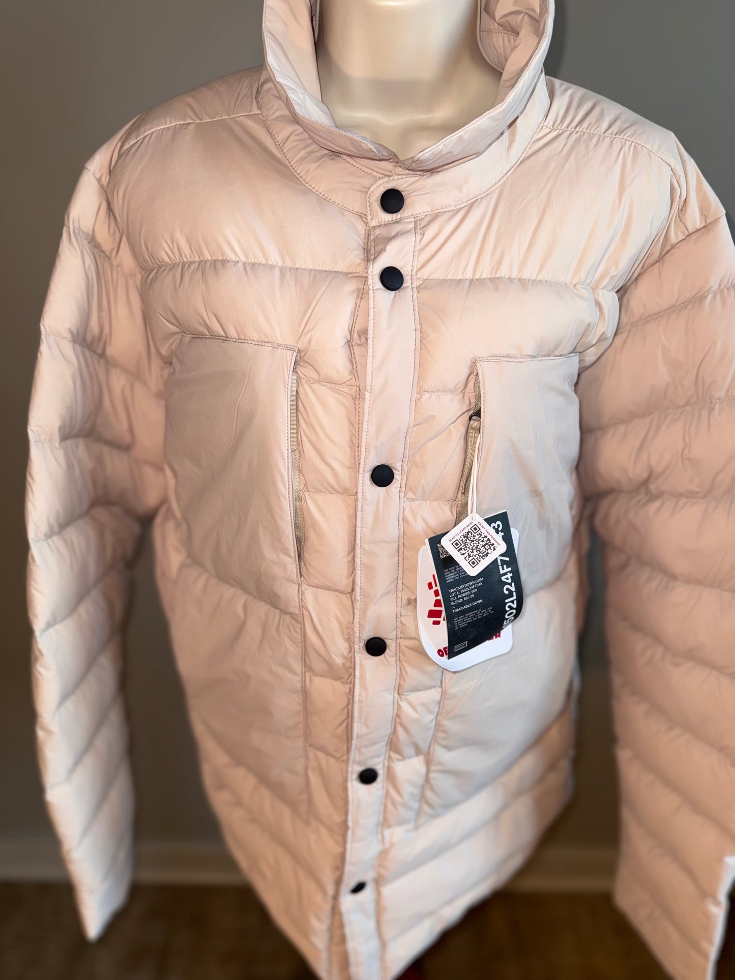NWT Obermeyer (Large) Brand New Cream Button/Zip Coat