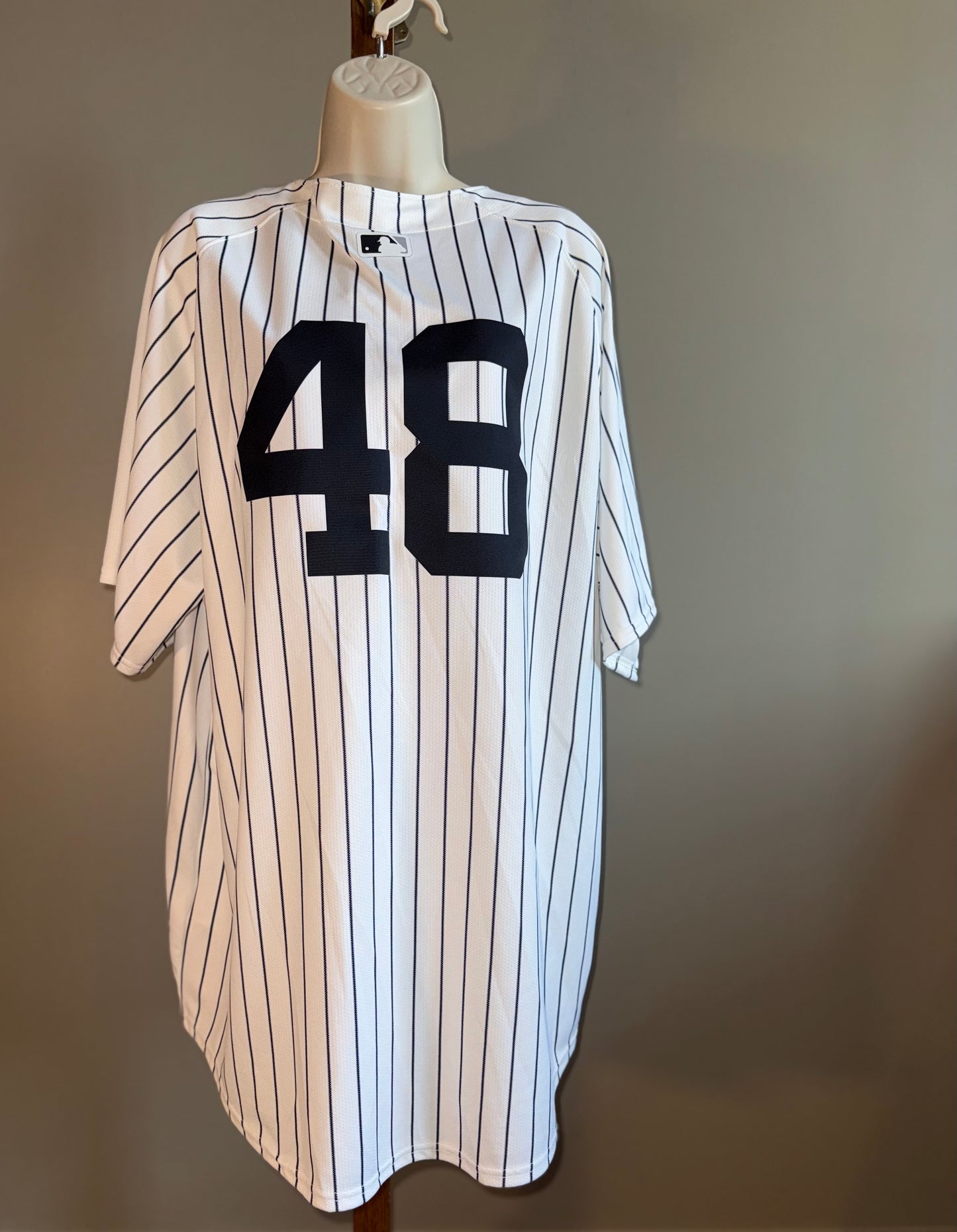 NWT Nike (XXL) Brand New Yankees #48 Striped Button Up Jersey