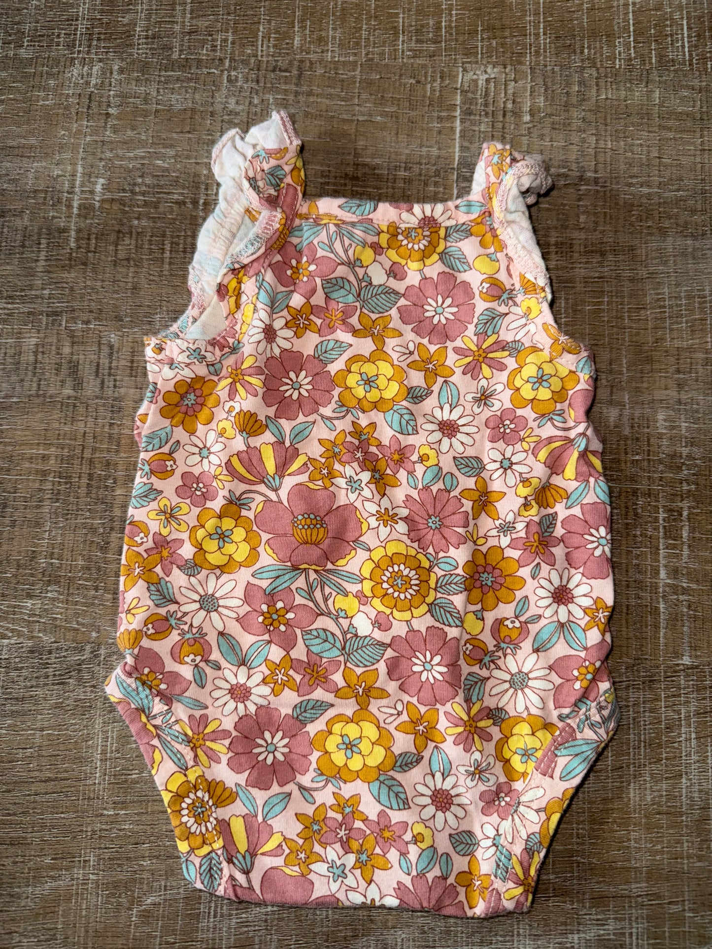 Carters (Newborn) Floral Onesie