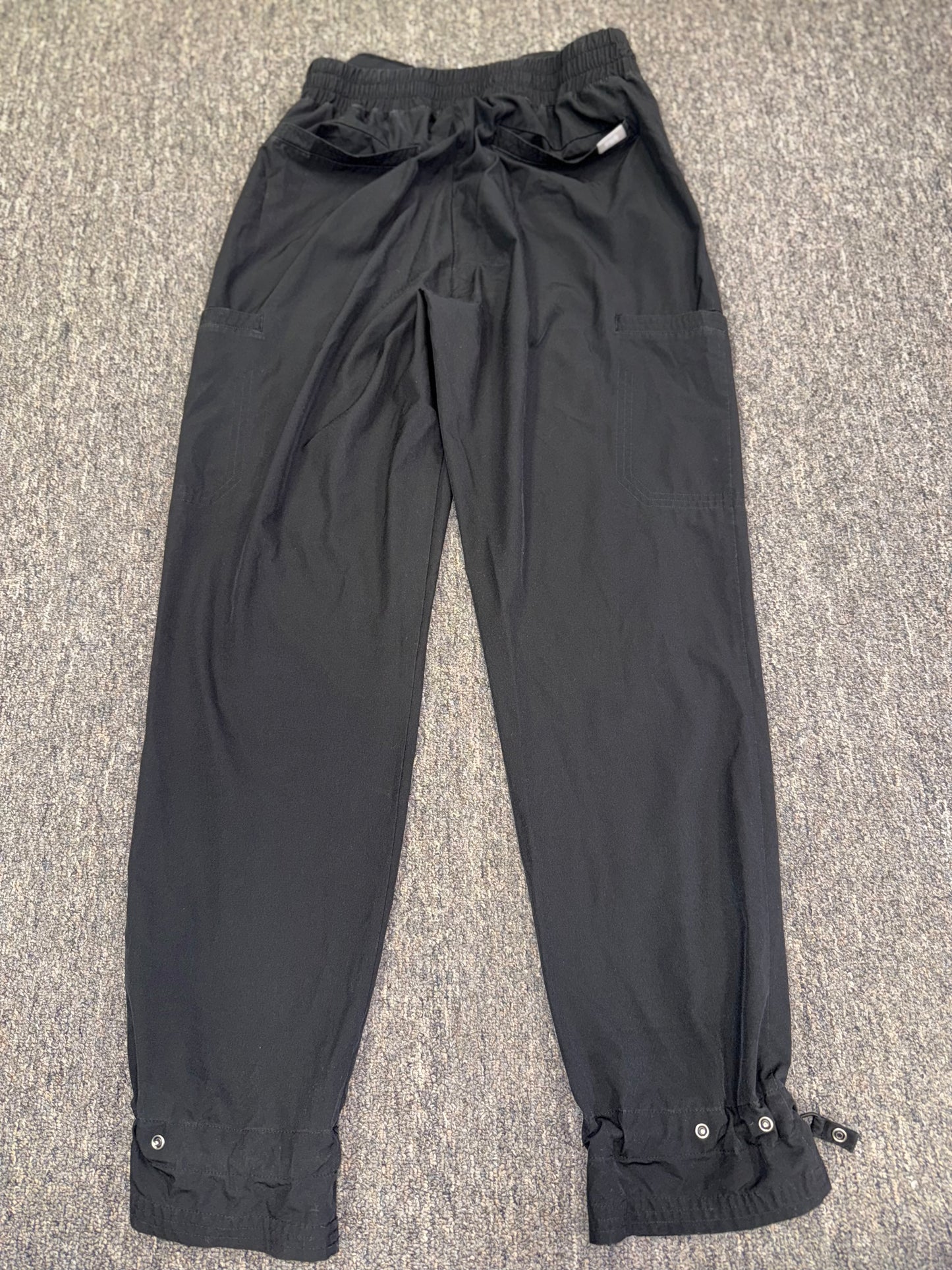 Figs (Medium) Black Pants with Buttoned Ankles