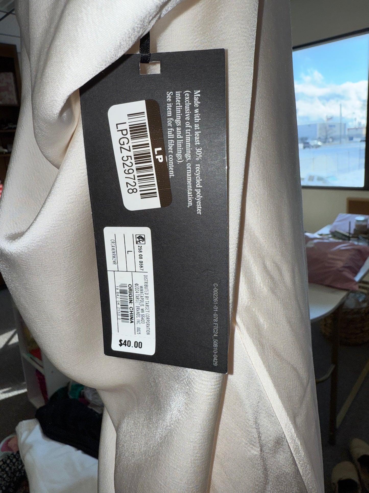 NWT Future Collective Brand New Off White Maxi Dress