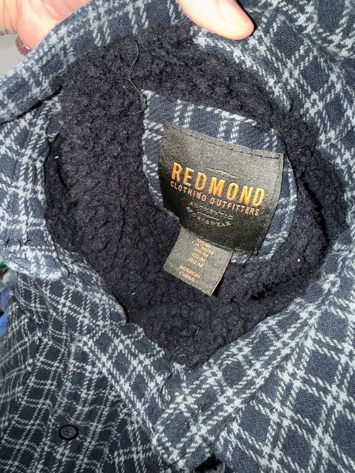 Plaid men’s Shacket