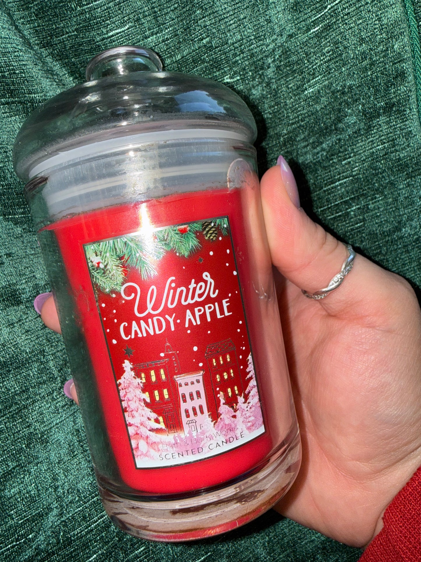 Bath & Body Works (6.3oz) Winter Candy Apple 1 Wick Candle