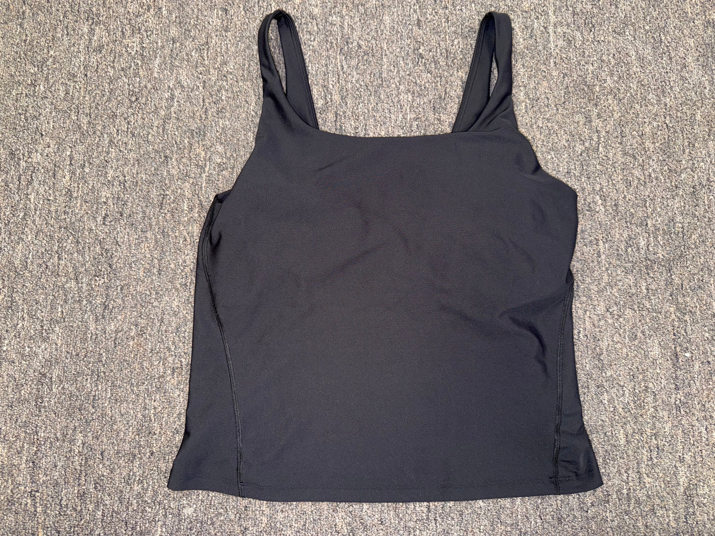Old Navy Active (Large) Black Go Dry Powersoft Cropped Padded Tank Top