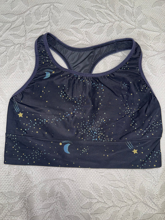 Victoria's Sport (Small) Dark Grey Space Themed Sports Bra