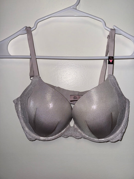 NWT Victoria's Secret (34D) Brand New Blush Metallic Dream Angels Push Up Bra