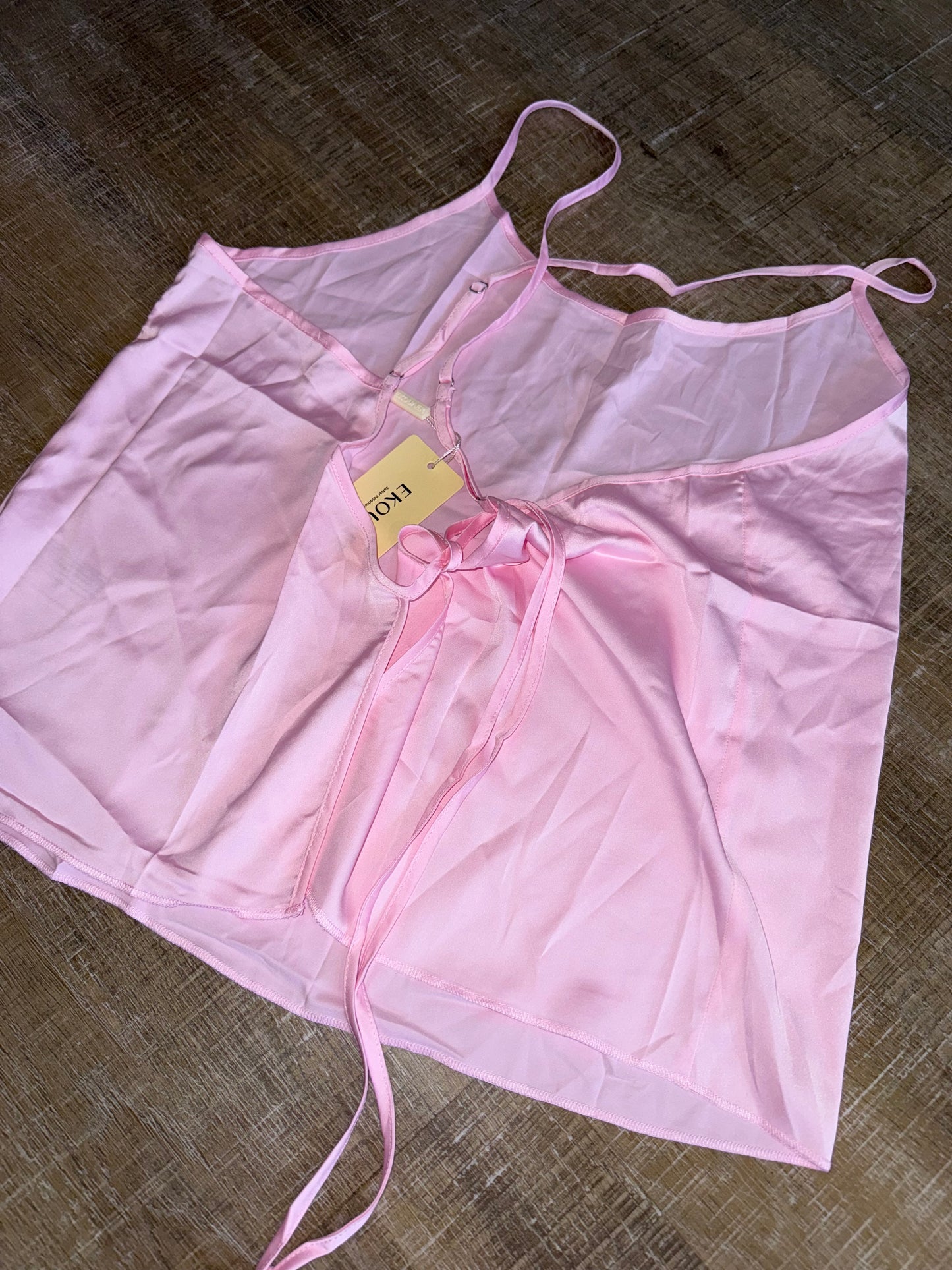 NWT Ekouaer (Medium) Brand New Pink Lightweight PJ Set (Shorts & Tanks)