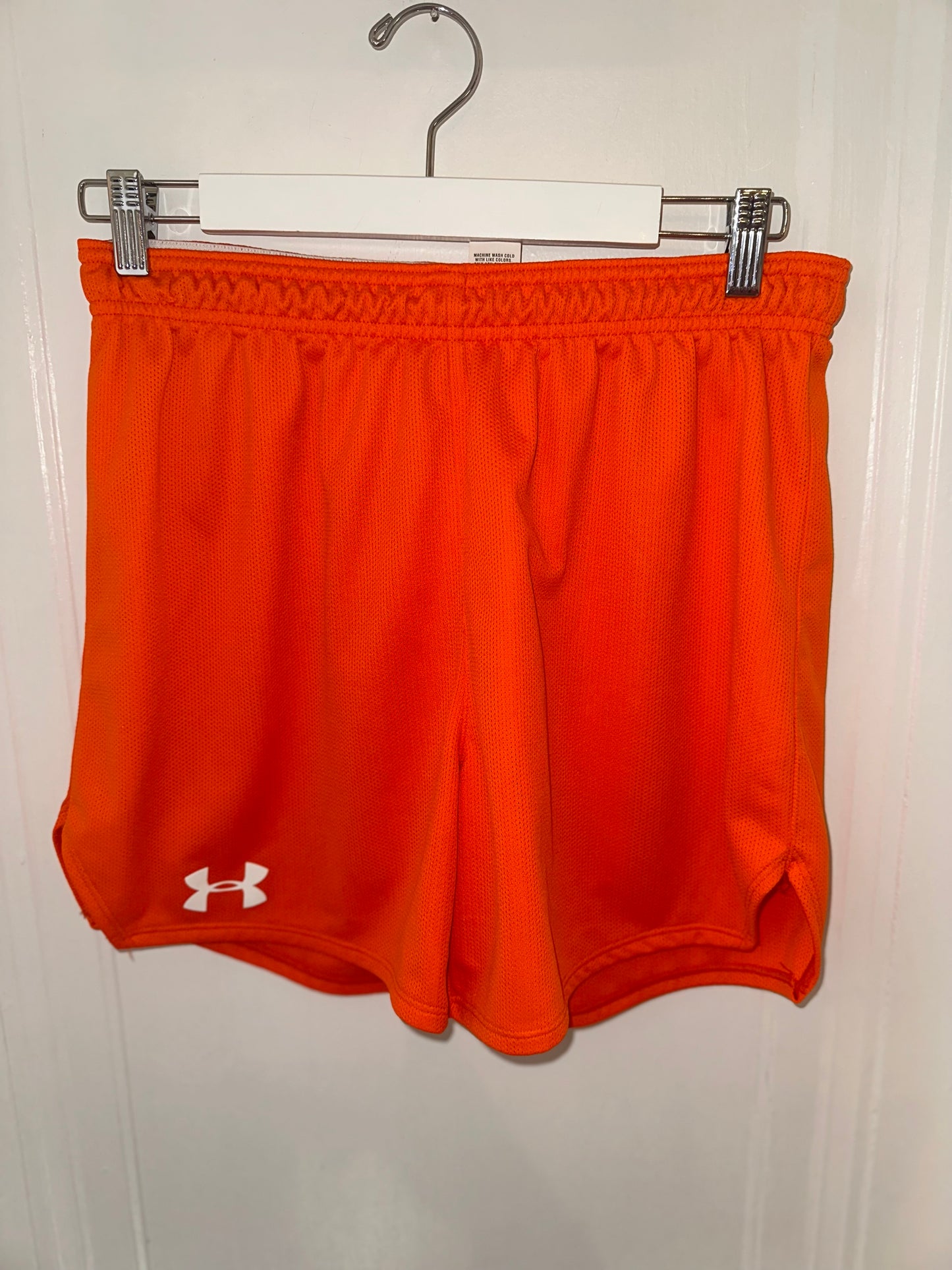 Under Armour (Medium) Orange Mesh Shorts