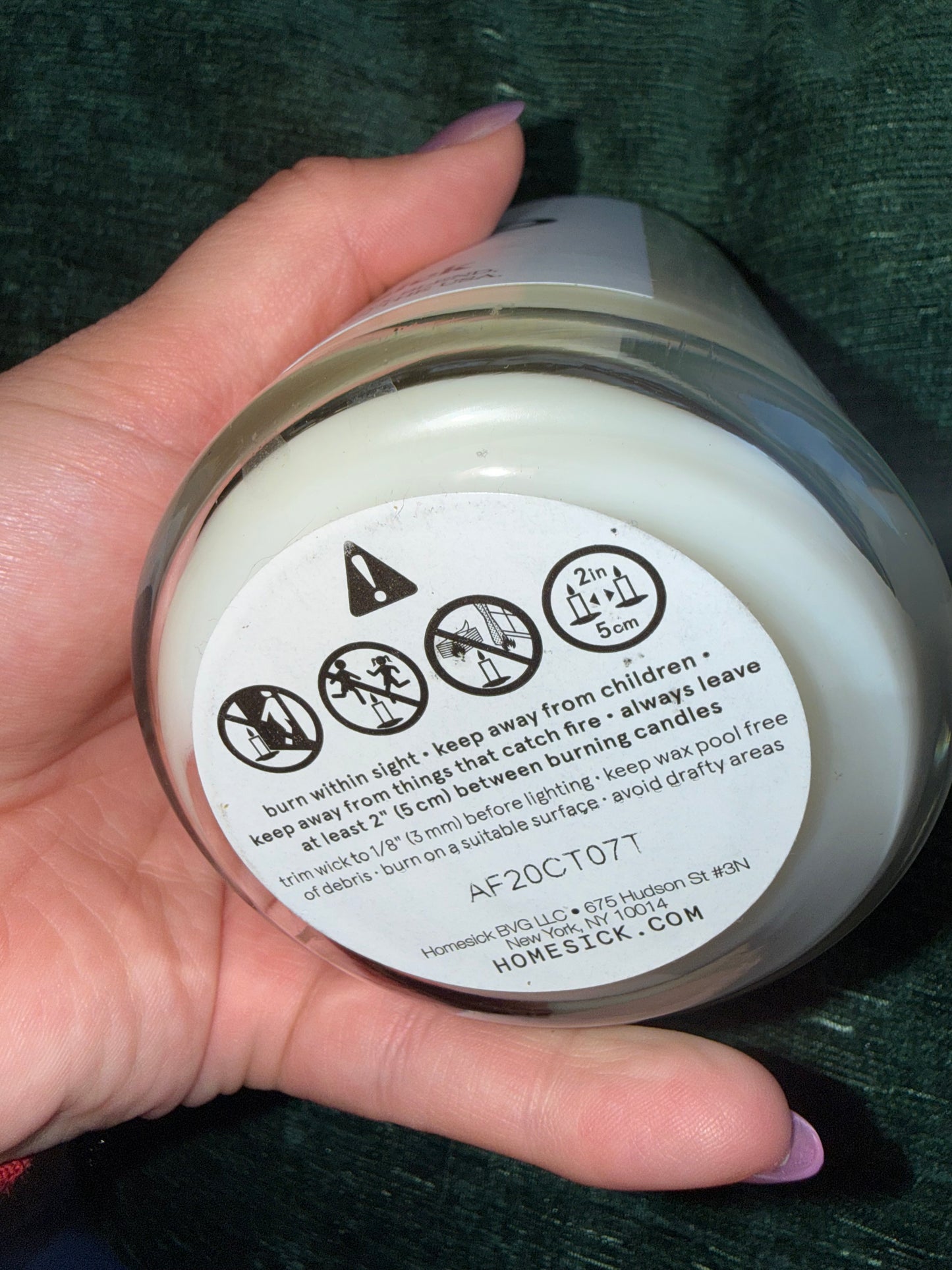 'Homesick' Ohio 1 Wick Candle