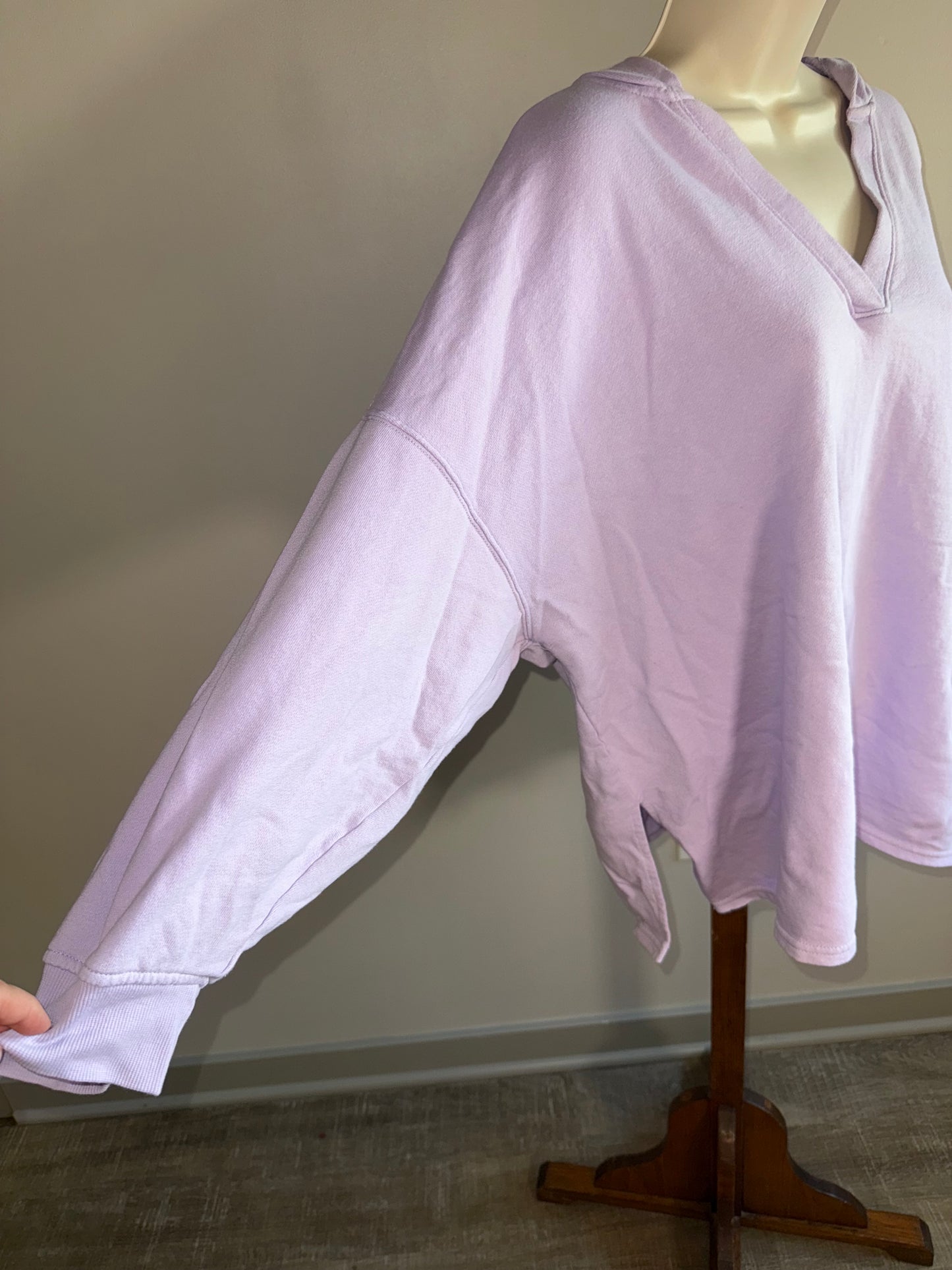 Old Navy (XL) Purple Loose Fit V-Neck Hoodie