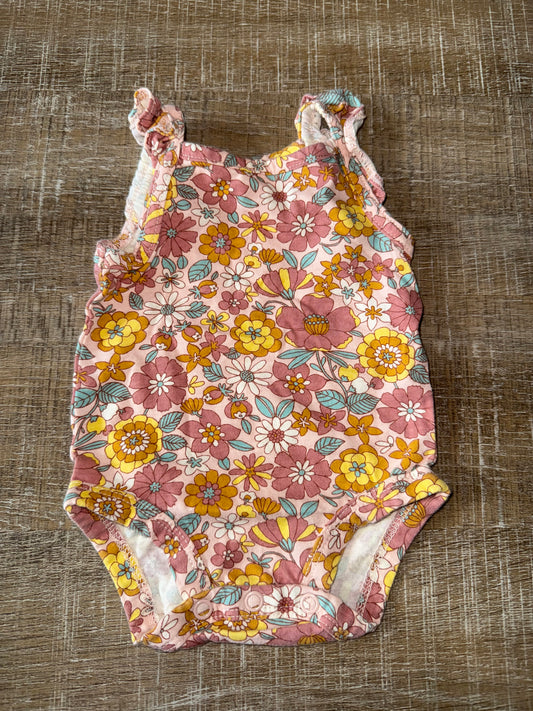 Carters (Newborn) Floral Onesie