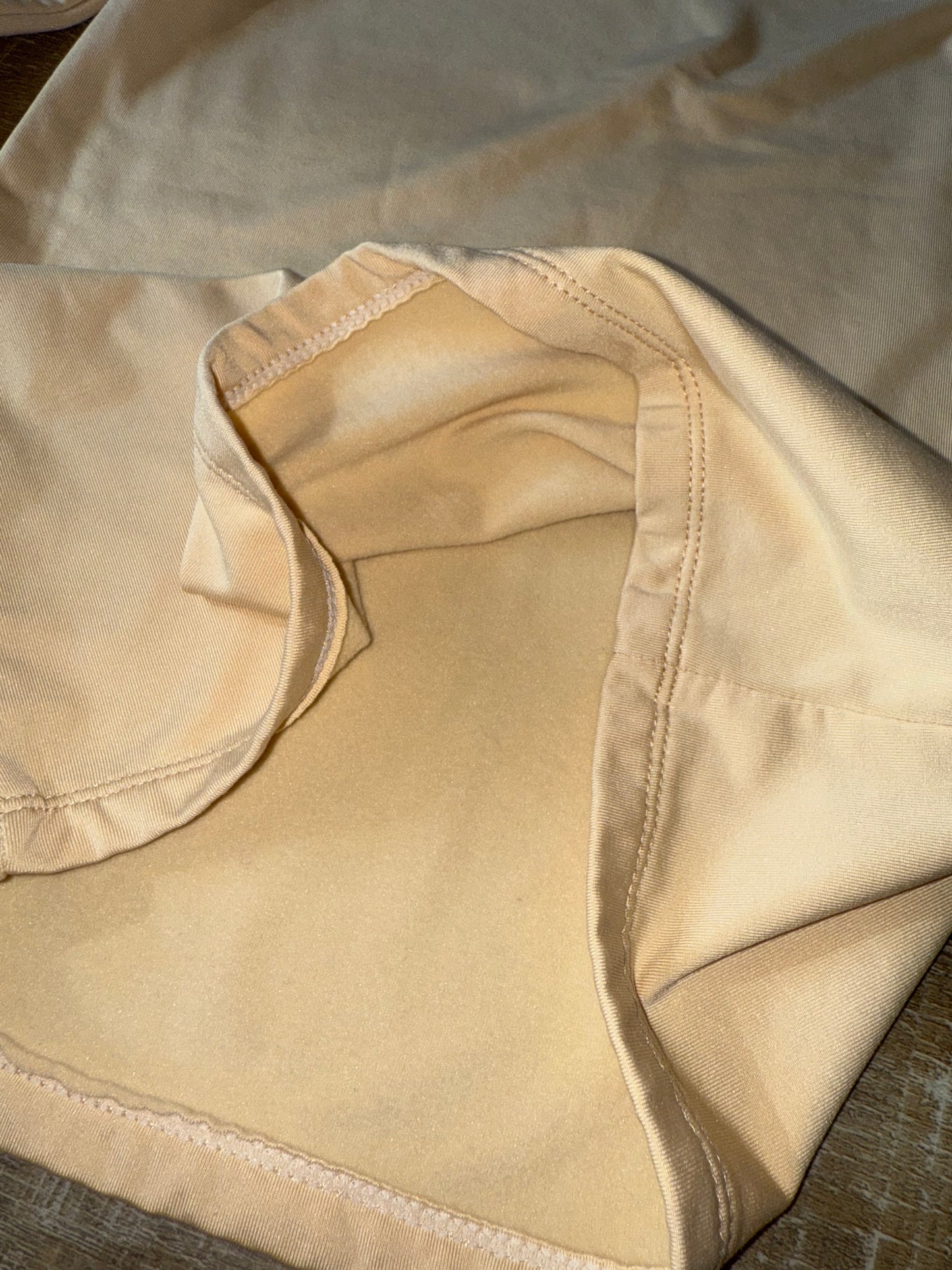 The North Face (6) Super Soft Tan Long Sleeve High Neck Top